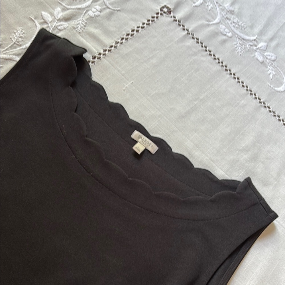 Elegant Black Sleeveless Dress by Talbots - Picture 3 of 9
